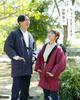 Tayutaf Hanten Made in Japan Padded One Size Fits Most Gift for Day or Respect for the Aged Day Grid Red and Women's Kurume-woven (Haten) - - - -