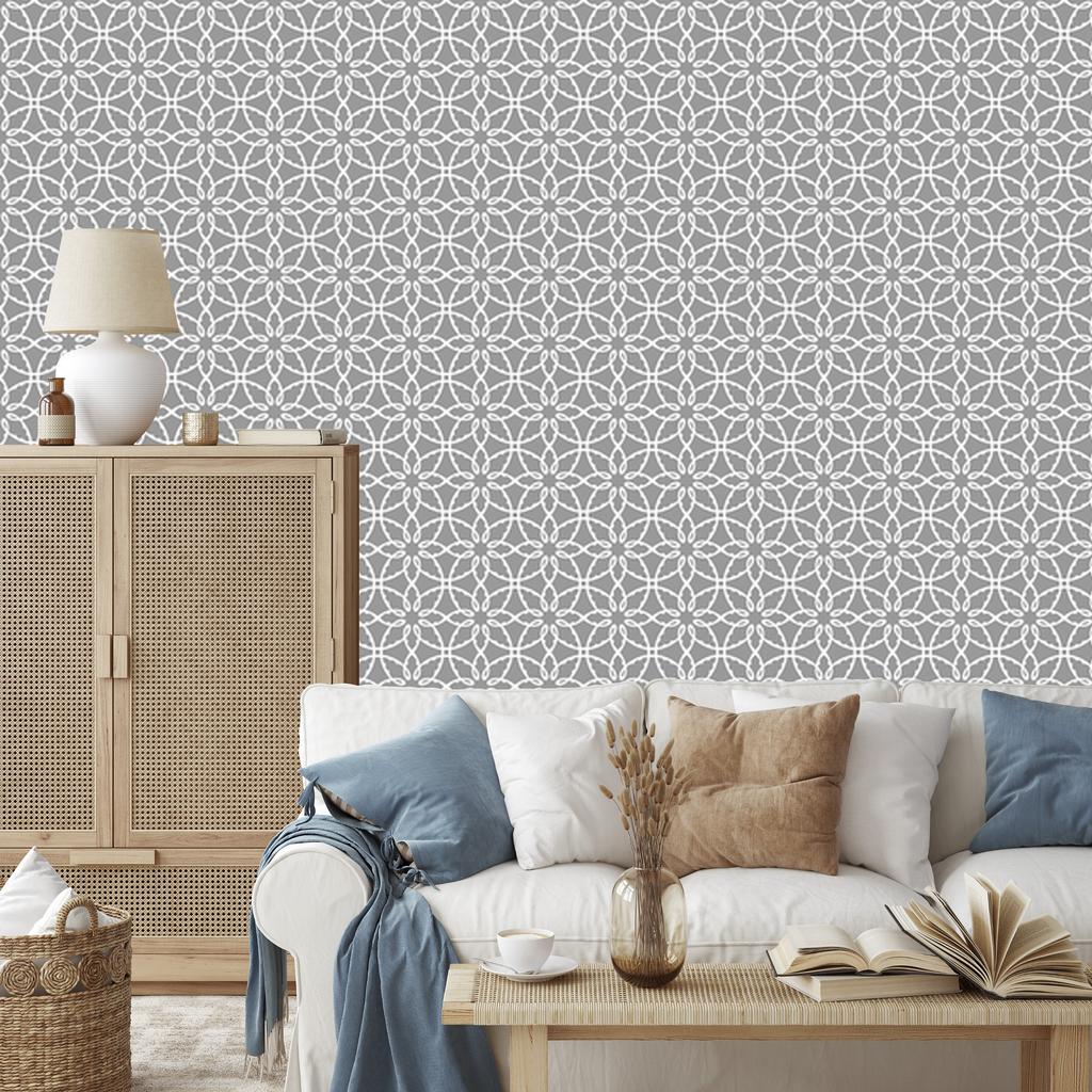Wallpaper Ornaments in style for living room and bedroom 50x1000