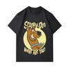 Men's 100% Cotton Crew Neck Short Sleeve T-Shirt, Funny Brown Cartoon Dog Graphic Print Casual Summer Tee, Comfortable Breathable Loose Fit Top for Da