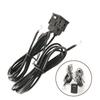 Car Navigation 4 Pin 6 Pin to USB+TYPE-C Port Panel For Aftermarket Head Unit