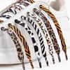 Klassische Tierprint Schnürsenkel Flach AF1/AJ Sneaker Schnürsenkel Tiger/Schlange/Leopard Print Schnürsenkel für 120/140/160CM Schnürsenkel