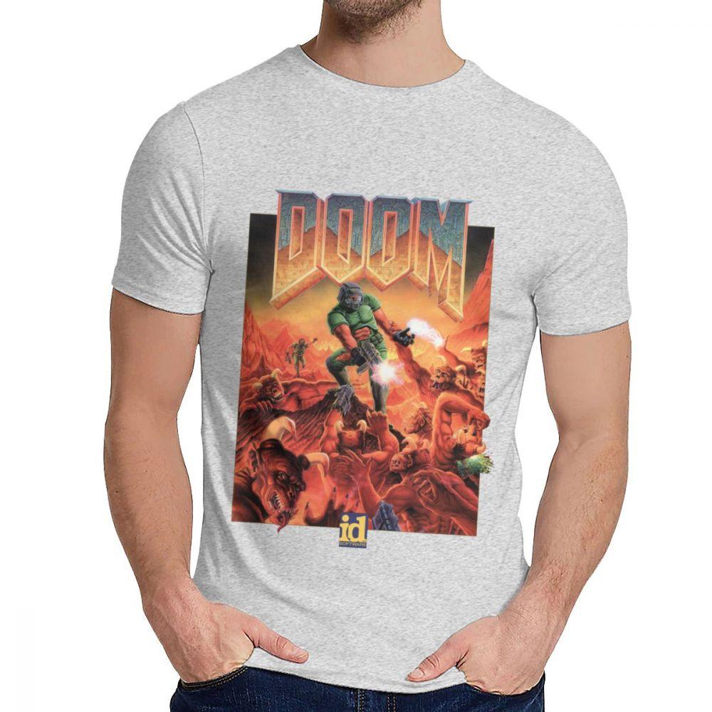 Picture Custom Doom Ii Hell On Earth 1994 T Shirt For Male Summer Cool Man 100