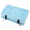 Soft Plush Hammock Hanging Cage Tent For Birds Parrot Winter Warm Bed Pet Toy (Blue S)