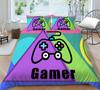 3D Luxury Bedding Set Children's Game Mouse Pattern Quilt Cover and Pillowcase 2 or 3 Full-size Washable Comfortable Bedding