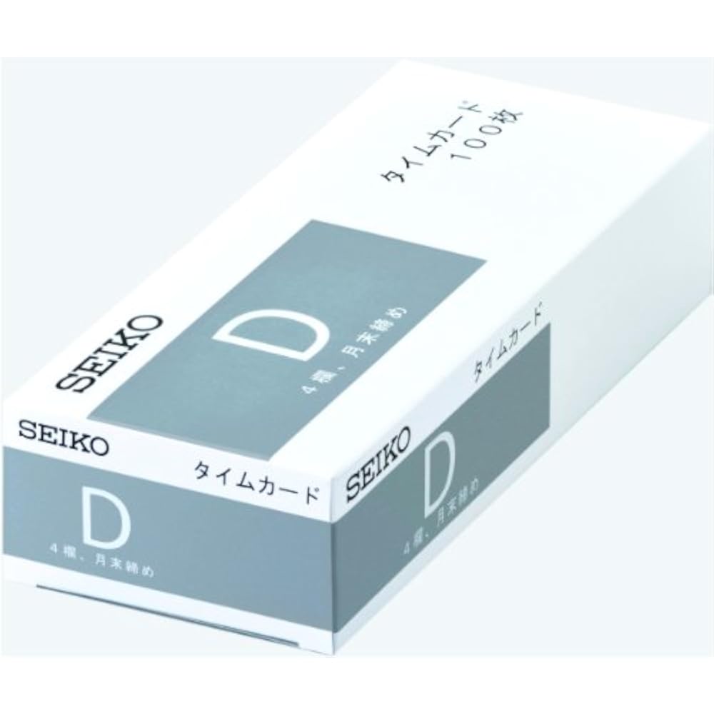 Seiko Solutions Time Card D Card 100 Miley CA-D
