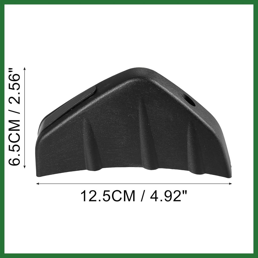 Motoforti 4pcs Matte Balck Universal Car Rear Lower Bumper Splitter Lip Wing Diffuser Shark Fin Spoiler Universal with Screw for Car SUV Long-lasting