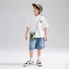 ASK JUNIOR 5A Anti-Bacterial Boys' Summer Short-Sleeve T-Shirt