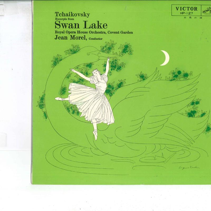 

10inch Record TCHAIKOVSKY, JEAN MOREL, ROYAL OPER - Swan Lake HP127 VICTOR Japan Classical Used