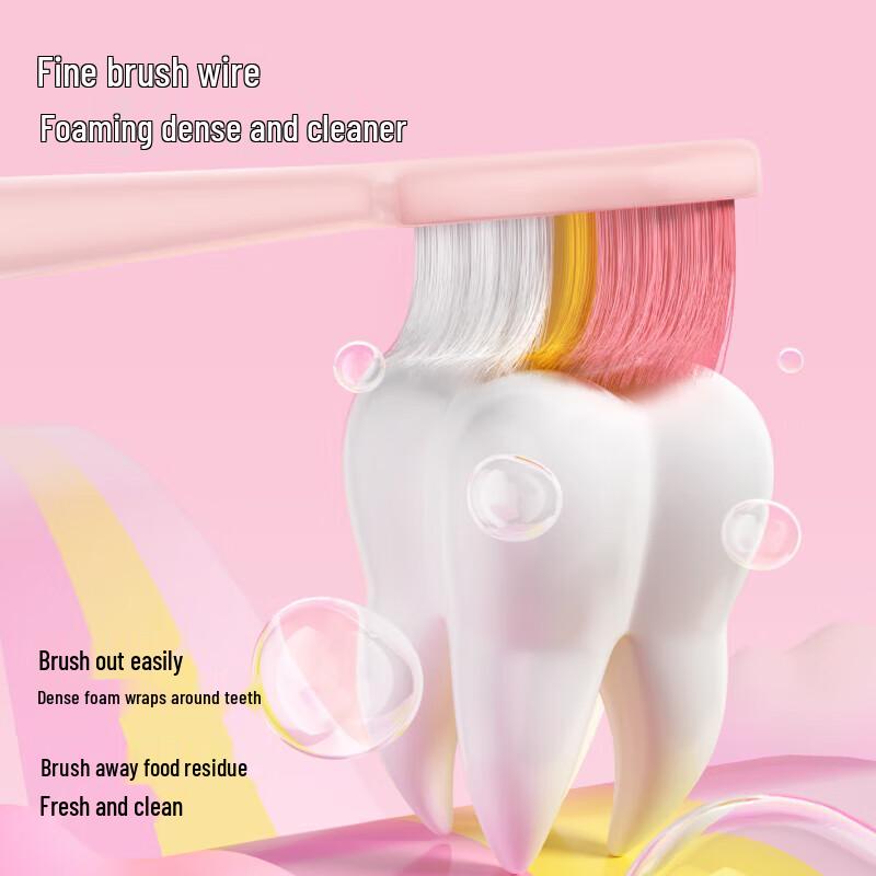 Cansin Star Magic Wand Toothbrushes, Soft Bristle, 3-Pack