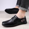 8767 Men'S Shoes Tooling Leather Shoes Outdoor Stitching Casual Shoes Spring Low-Top Lace-Up First-Layer Cowhide Surface Single Shoes