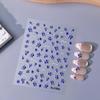 Korean Harajuku Cartoon Style 3D Blueberry Nail Art Stickers