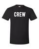 T-shirt in Cotone con Stampa Grafica CREW per Eventi o Volontari Stampe Fronte e Retro