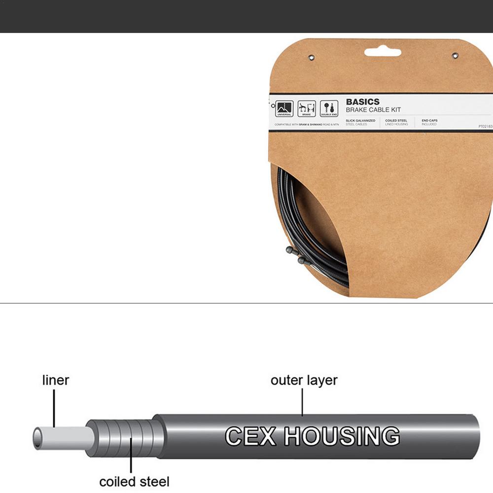 BMX Brake Cable Biking Cable Kit Shift Lines Cycling Gear Cable Shift Derailleur Cable Shifter Cable Replacement Set For
