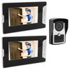 Video Intercom Doorbell Smart Dual Monitor Electronic Doorbell 16 Bells Night Vision Infrared