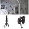 European Vintage Resin Wall Ornament With Climbing Figurines For Lounge And Dining Areas