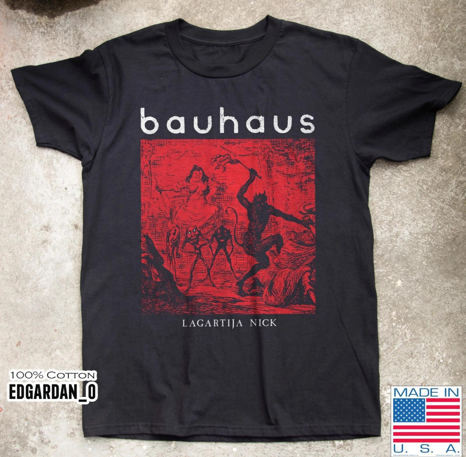 Bauhaus The Singles 1981–1983 Albums Gothic Rock Black Unisex T-shirt S-5XL TA92 Unisex T-Shirt L