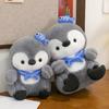 Fish Tie Bow Penguin Plush Toy Animal Stuffed Doll Cute Decoration Kids Gift