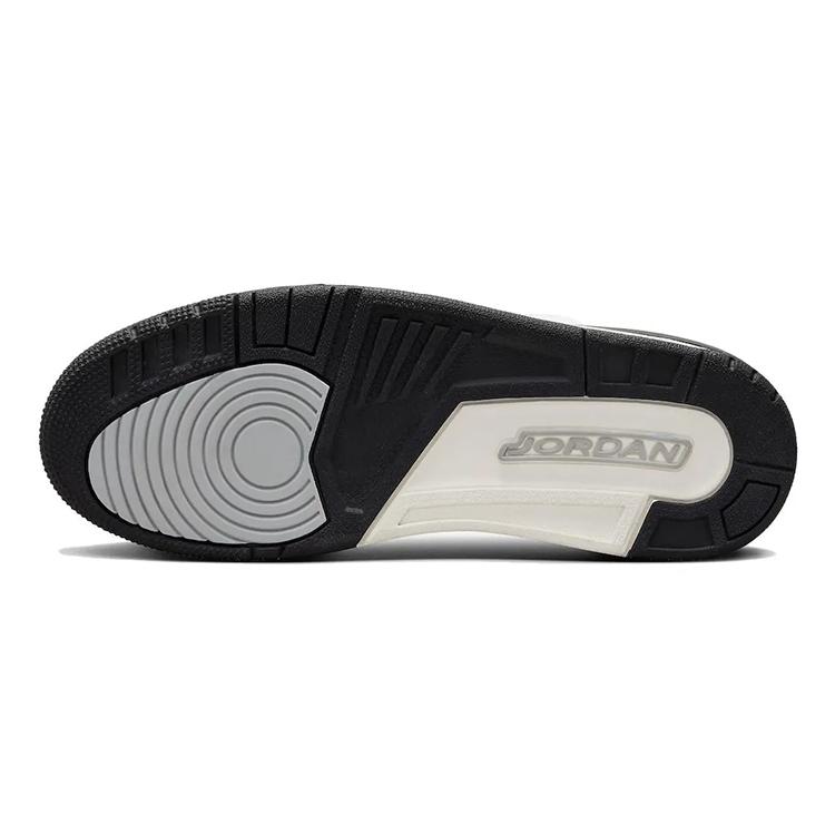 Jordan Legacy 312 Slip Resistant Low top Vintage Basketball Shoes Men's White Black CD7069-110(Team352-)
