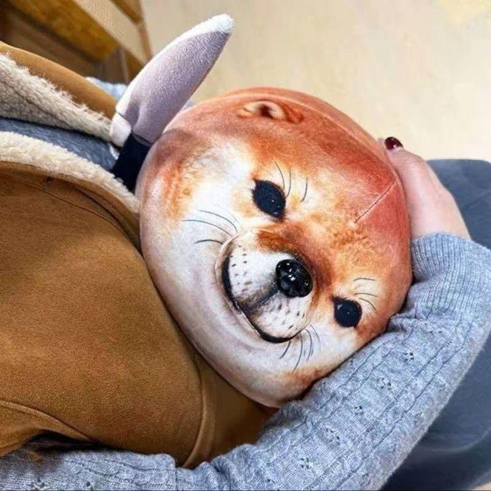 Cartoon Shiba Inu Dog Abstract Toy PP Cotton Shield Dog Plush Keychain Birthday Gift