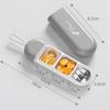 Compact Portable Pill Box, Light-Proof Daily Storage, Mini Food-Grade Sealed Dispenser.