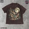 Vintage Mummy Moon Graphic Tee, Retro Egyptian Pyramid Halloween Shirt