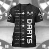 Summer T-Shirts Darts 3D Print T-Shirt Kids O-Neck T Shirt Fashion Casual Kawaii Boys Girls Children Harajuku Tees Tops Clothing