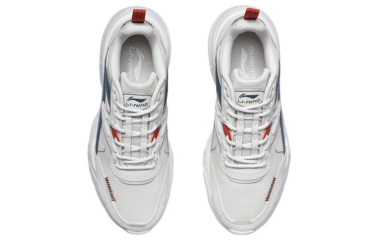 Li Ning Xingyun Casual Shoes Unisex Low Top White/Green AGCR077-3
