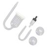 Aquarium Bubble Diffuser Prevent Clogging Transparent Glass Fish Tank Air Refiner for Dissolved