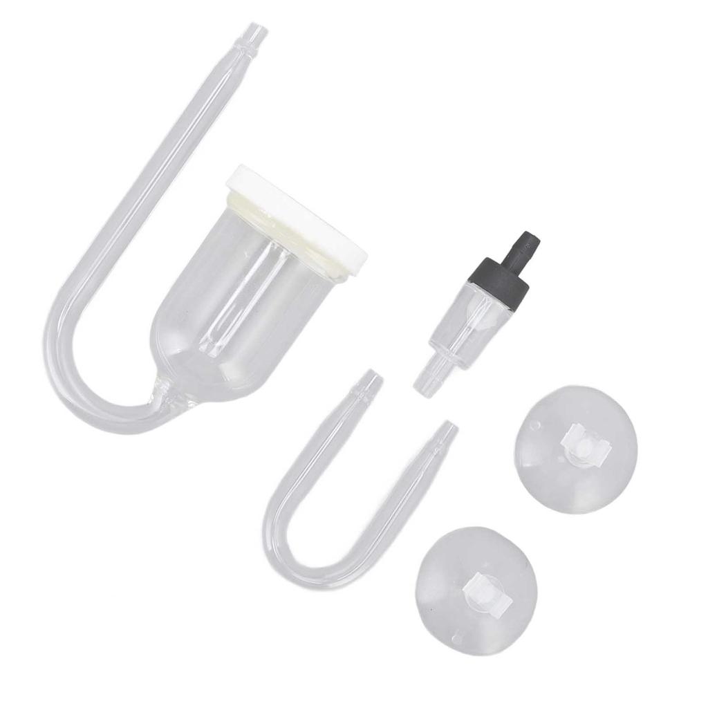Aquarium Bubble Diffuser Prevent Clogging Transparent Glass Fish Tank Air Refiner for Dissolved