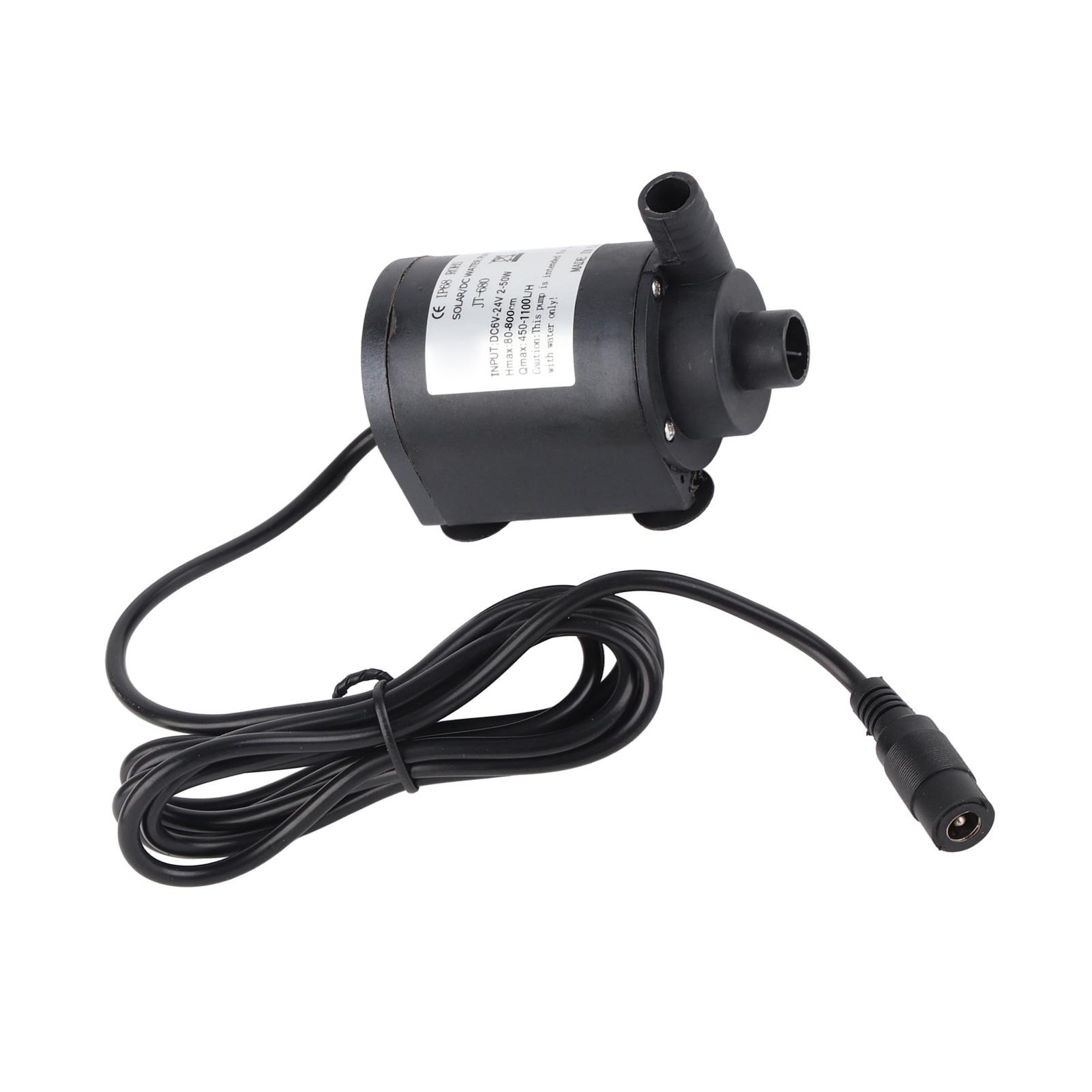 

Насос циркуляції гарячої води DC 24V 1100 л/год Сонячний безщітковий двигун Підйом 7 м