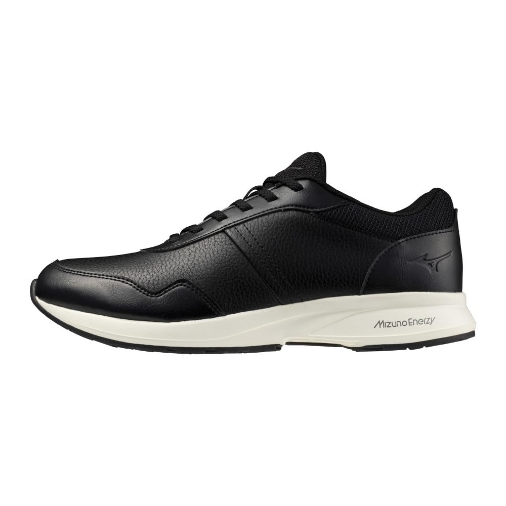 Mizuno Walking Casual Black and Size 3E ME-NS Men's Shoes, Sneakers, Business, Commuting, Travel, Black, Brown, Beige, White, 27.0 Cm,