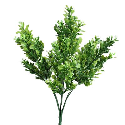 Artificial Flowers Plants Lifelike 7 Branches Plastic Decorative Fake Flowers Leaves for Home