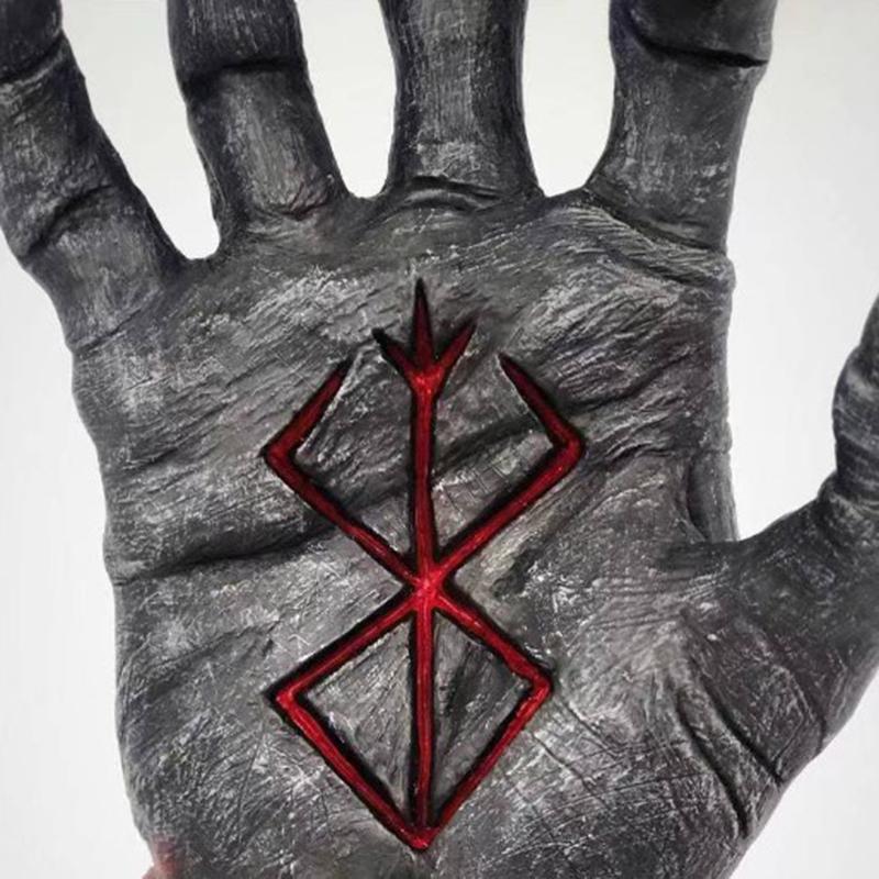 Berserk Hand Of God Resin Cartoon Style Figure Nice Berserk Guts L Action Figure Black Figure Easter Resin Handicraft Decor Tabletop Decor
