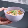 12cm Japanese Rice Bowl Soup Noodle Creative Fruit Salad Wheat Flavor Family Children Daily Use Small Bowl 2pcs Set