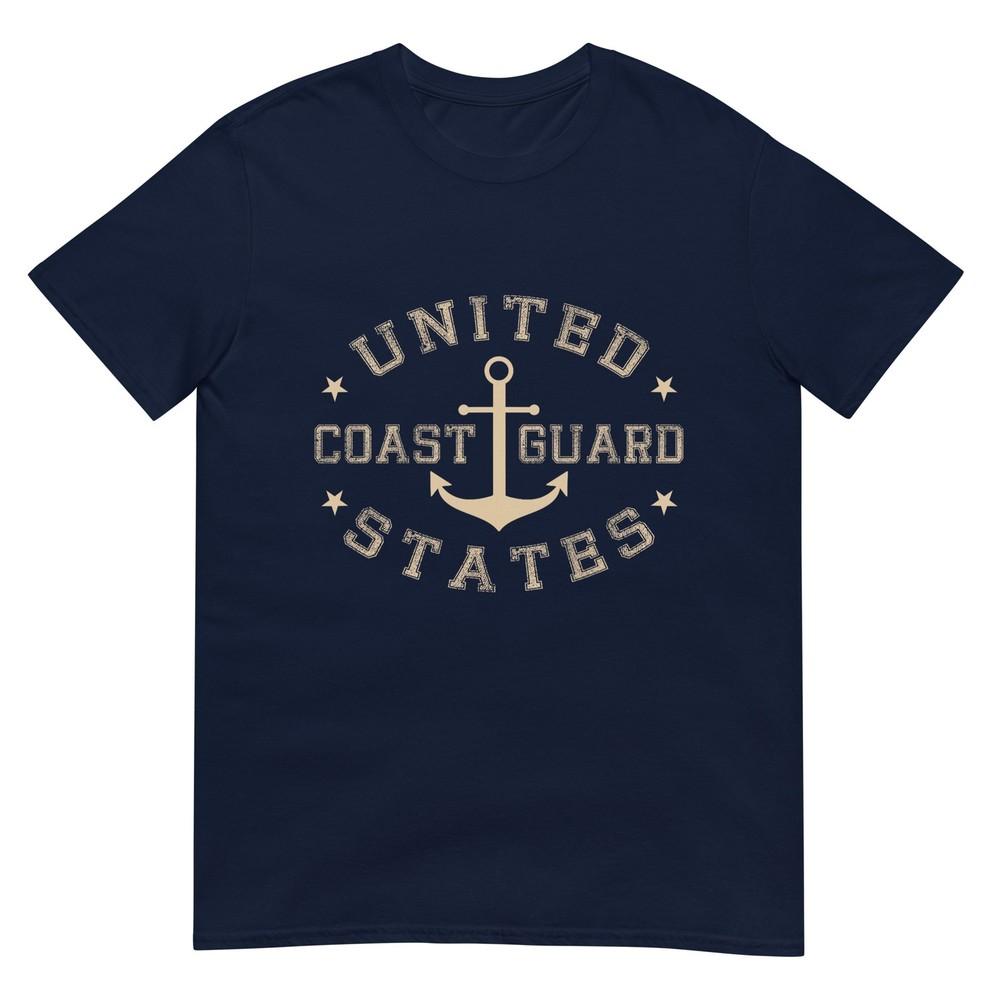 Coast Guard Birthday United States Anchor Tshirt Tshirt S