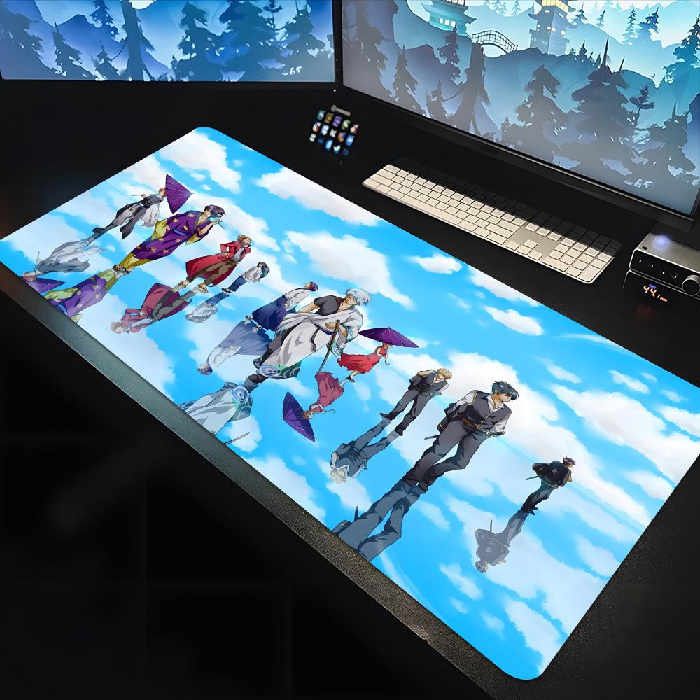Anime GINTAMA Mouse Pad large keyboard mouse fire protection desk pad nonslip rubber gaming mouse pad laptop carpet x