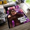 Grand Theft Auto Dywanik z personalizowanym tekstem Idealny do pokoju w akademiku Pokoju do nauki Balkonu Na zewnątrz Antypoślizgowy dywanik Biura Wystrój domu Prezent urodzinowy/świąteczny