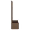 Garden Planter with Trellis Brown 80 X 36 X 140 Cm PP