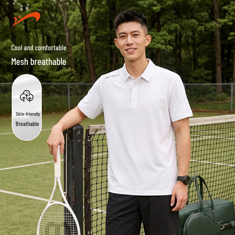 Guirenniao Unisex Ice Silk Cool Touch Polo Shirt XL