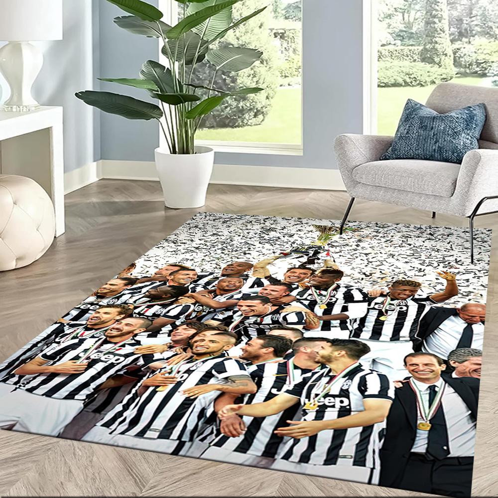 Juventus Carpet Perfect For Balcony Foyer Playrooms Living Rooms Antislip Rug Anime Office Decor Birthdaychristmas Gift