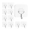 Wall Hanging Hook, Strong Adhesive, No Drilling Hook - YOKELLMUX Wall Hanging Hook, Adhesive Hook, Load Capacity 20KG, No Drilling, No Damage, No
