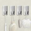 High Capacity Adhesive Holders for Bathroom Kitchen Rustproof Stainless Steel Wall Hangers Towel Organizers