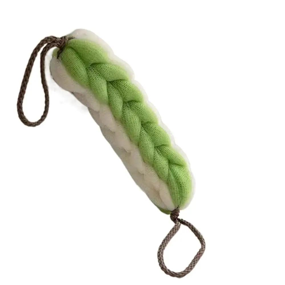 Bath Brush Body Back Frosted Cloth Towel Mesh Shower Silk Towel Bath Massage Brush Bathroom Cleaning Tool Sponge Brush