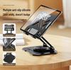 Adjustable Aluminum & Carbon Steel Rotating Stand for iPad/Phone