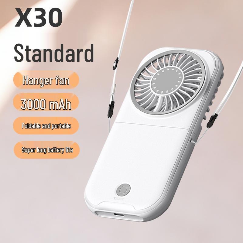 2026 Portable High-Speed Handheld Fan: Outdoor Folding, Neck-Hanging, USB Mini Fan, Desktop Gift Handheld Folding Fan