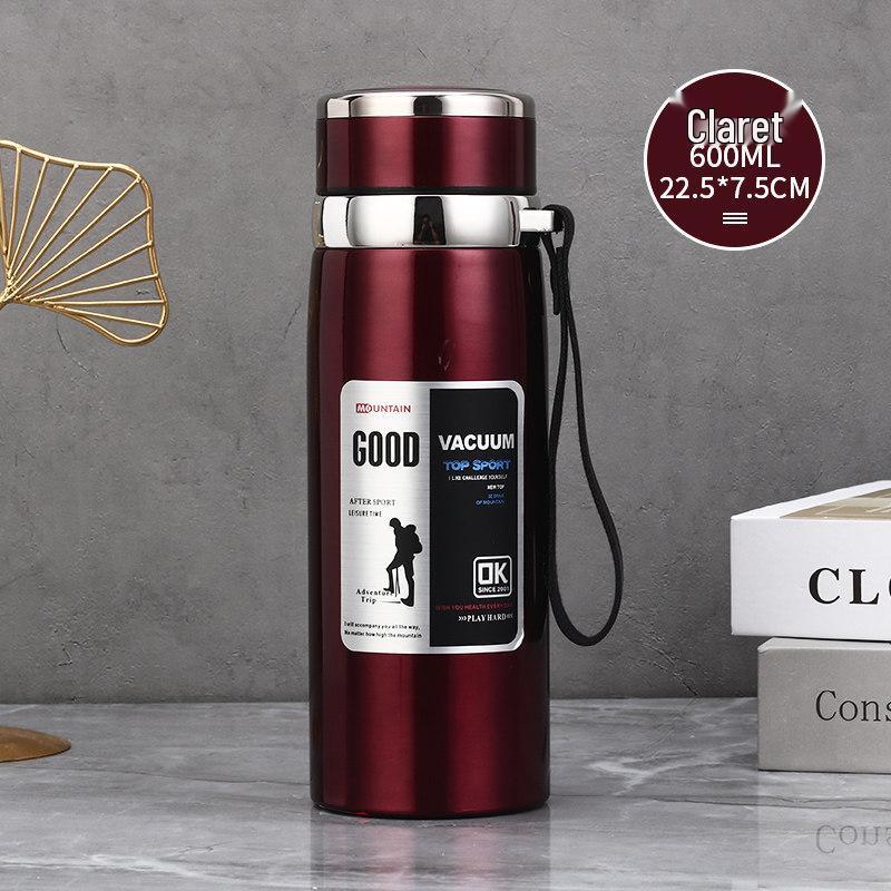 1000ml 316 Edelstahl Tragbarer Outdoor-Thermosbecher für Männer und Frauen - Große Kapazität Geschäfts-Tee- oder Wasserbecher