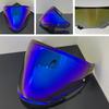 OF603 Motorcycle Helmet Visor: Compatible with OF603 Half Helmet, UV Protection, Plated Mirror Surface for Day & Night Use