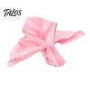 Luxury Satin Table Linens Scalloped Napkin, Solid Color Glossy Cloth 17x17 Inch Elegant Dinner Napkins Reusable Silky Napkin for Weddings Parties