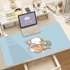 Cartoon Katze Mauspads Anti-Rutsch Gummi-Kante Verriegelt Verdickt Laptop Gaming Schreibtischmatte