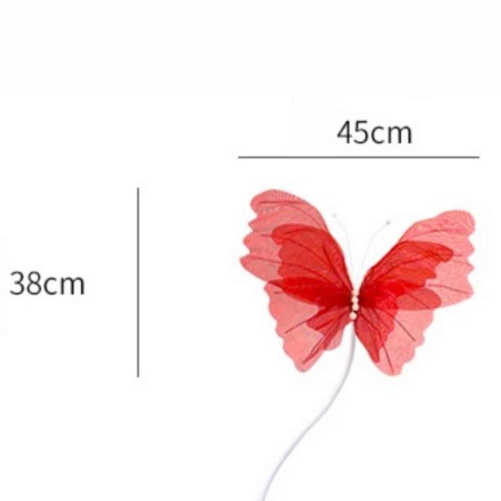 3D Simulated Flowers 47cm Colorful Artificial Butterfly Window Display Large-scale Layout Background Decoration Wedding Backdrop